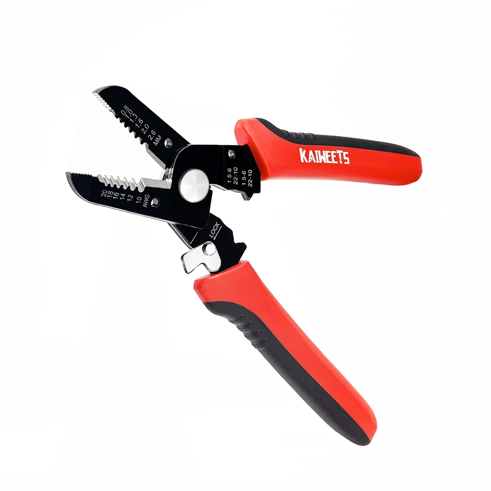 

kaiweets kws-101 multifunctional wire stripping pliers stainless steel electrician convenient pliers for wire cutting