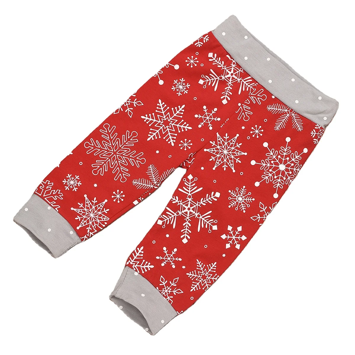 

Christmas autumn children's suit baby children's letter printed romper snow pants hat three-piece