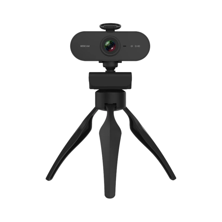 

Dropshipping 360 Degrees Rotation Webcam with Mic & Tripod B1 4 Million Pixels 2K Resolution HD 1080P Webcam