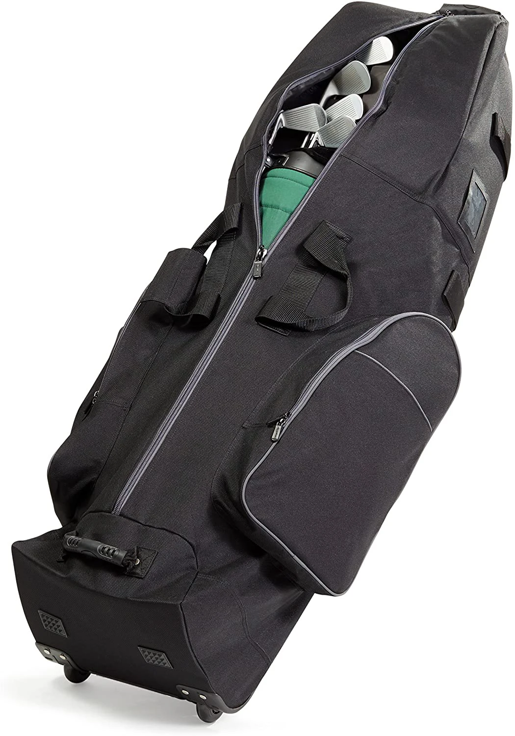 Black Soft Sided Golf Travel Bag With Wheels Buy Golf Travel Bag With