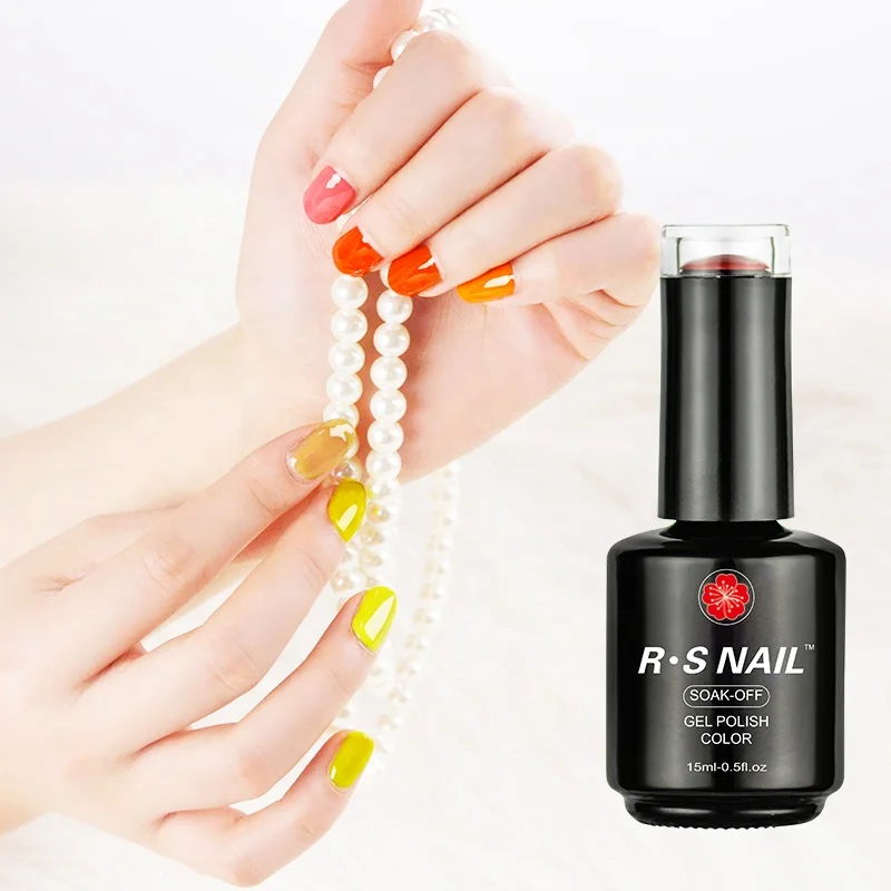 

Free sample R S Nail brand nail gel polish color