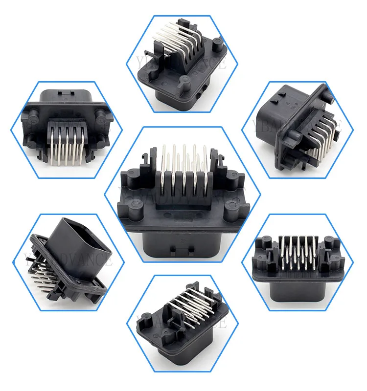 PCB разъем. Sop14 и рядом soic14 корпус.