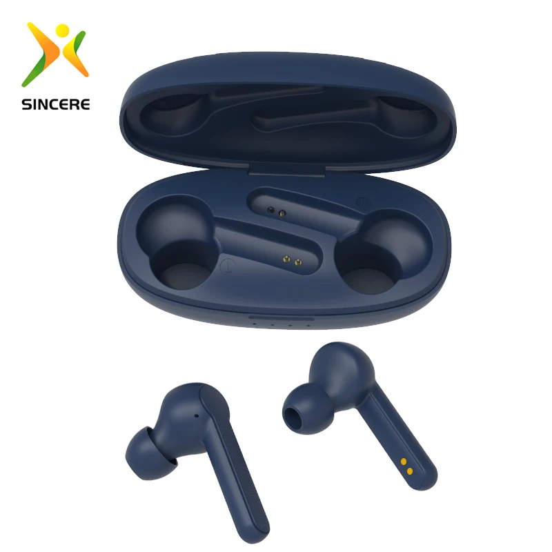 

Factory hot sale noise cancelling wireless earphones wireless sport pouch Free Sample, Black,white,blue