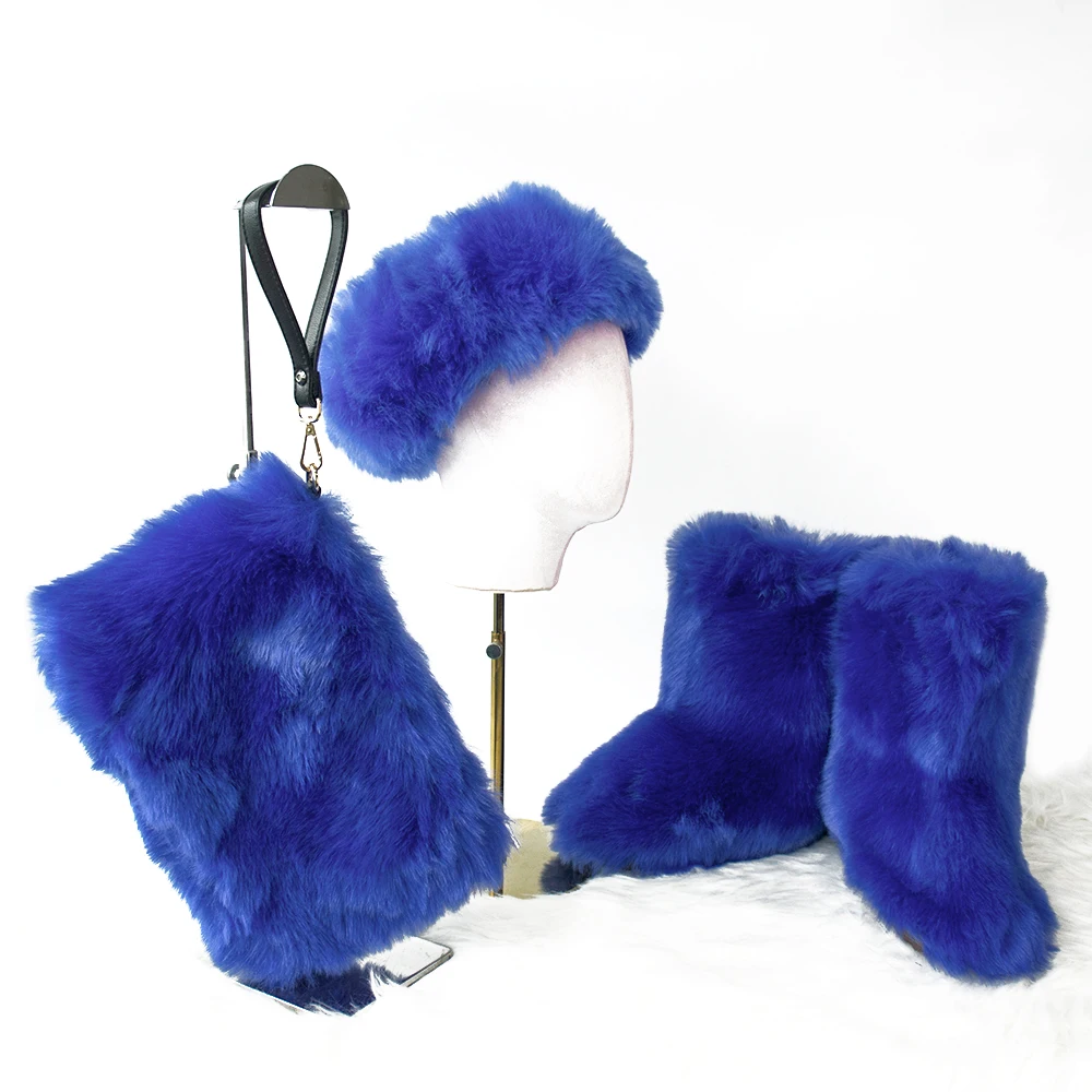 

Boots women shoes newest design fax fur boots set women winter boots for women soft purse thick sole shoes for ladies