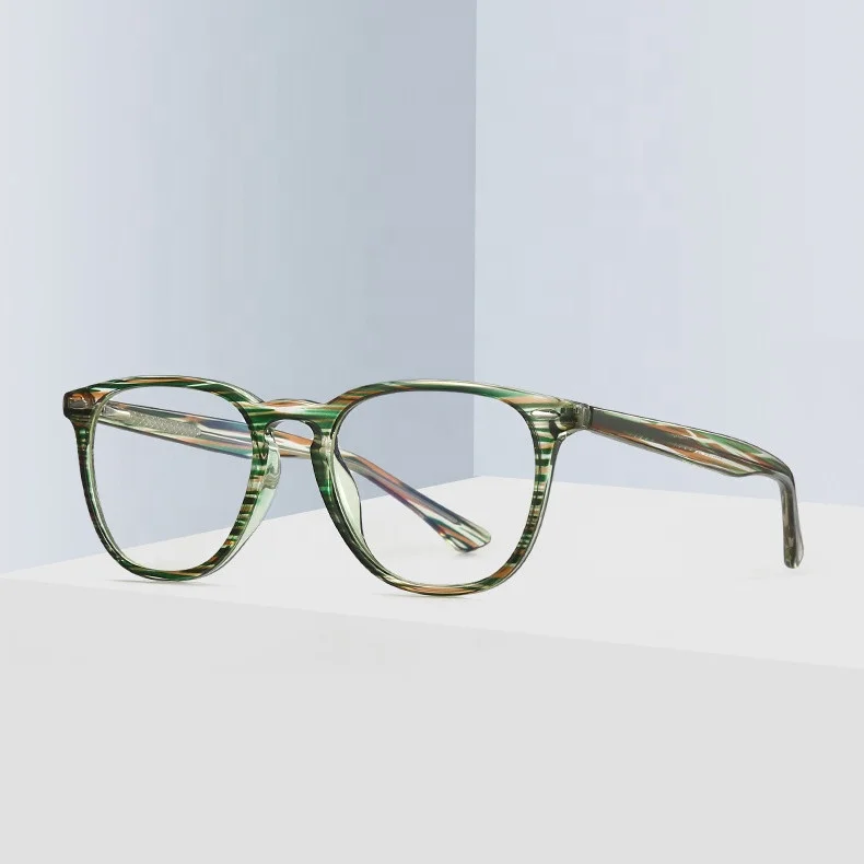 

New arrival blue light blocking lenses eyewear flexible tr90 frame eyeglasses rice nail leopard round frame spectacles, Choice