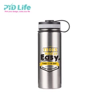 

PYDLIFE Hot Sale Portable Wide Mouth Stainless Steel Sport Bottle Custom Logo Print