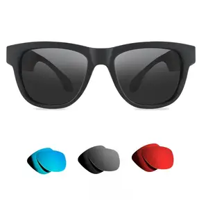2019 New Trending Wireless Bluetooth 4.0 Smart Sunglasses UV400 Polarized Bone Conduction Glasses with Earphone
