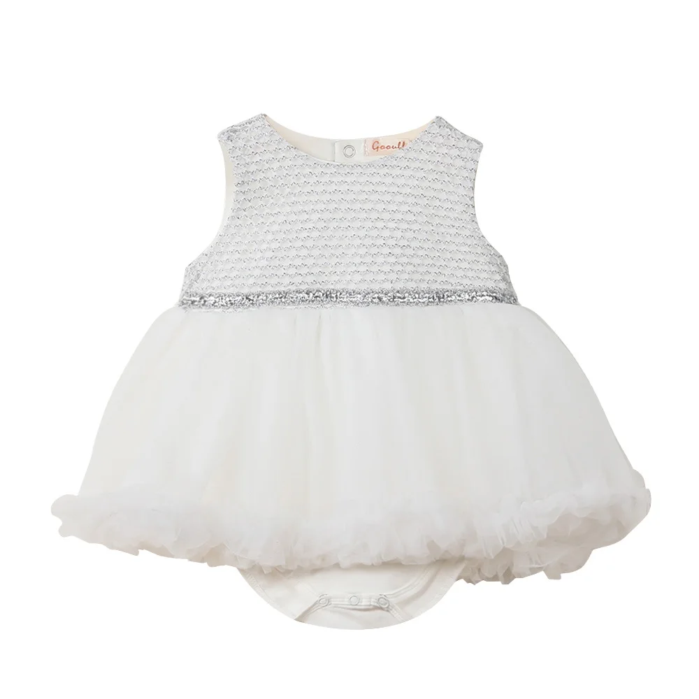 

2 Year Casual White Christening Dresses Girls' Knit For Babies Spanish Dress Bloomer Summer Quality 2021 Girls Baby Girl Clothes