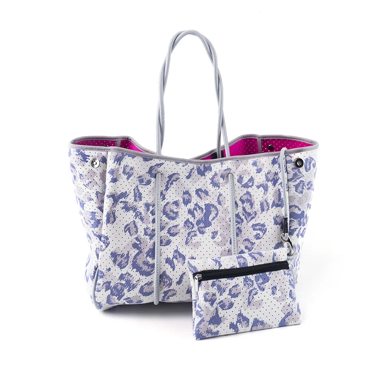 

Neoprene handbag shopping tote bag large capacity wholesale light and soft single wholesale purse