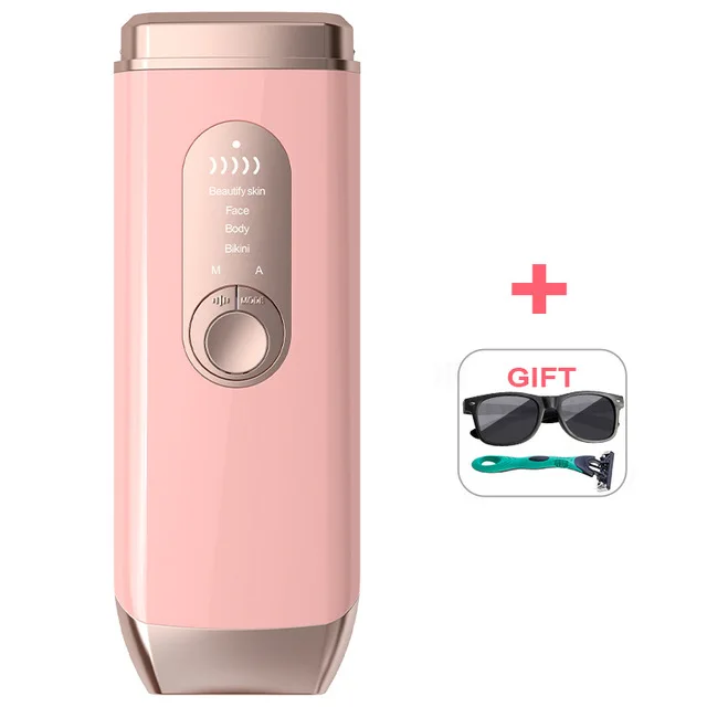 

2021 Home Use 900000 Flashes IPL Hair Removal Instrument Professional Permanent Laser Epilator Machine IPL Hair Removal Device, White/pink