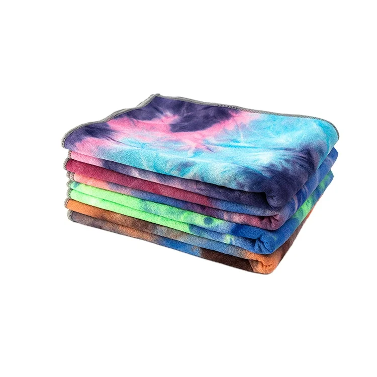 

Hot Selling print yoga mat towel non-slip fast drying hot yoga towel, As pic shown