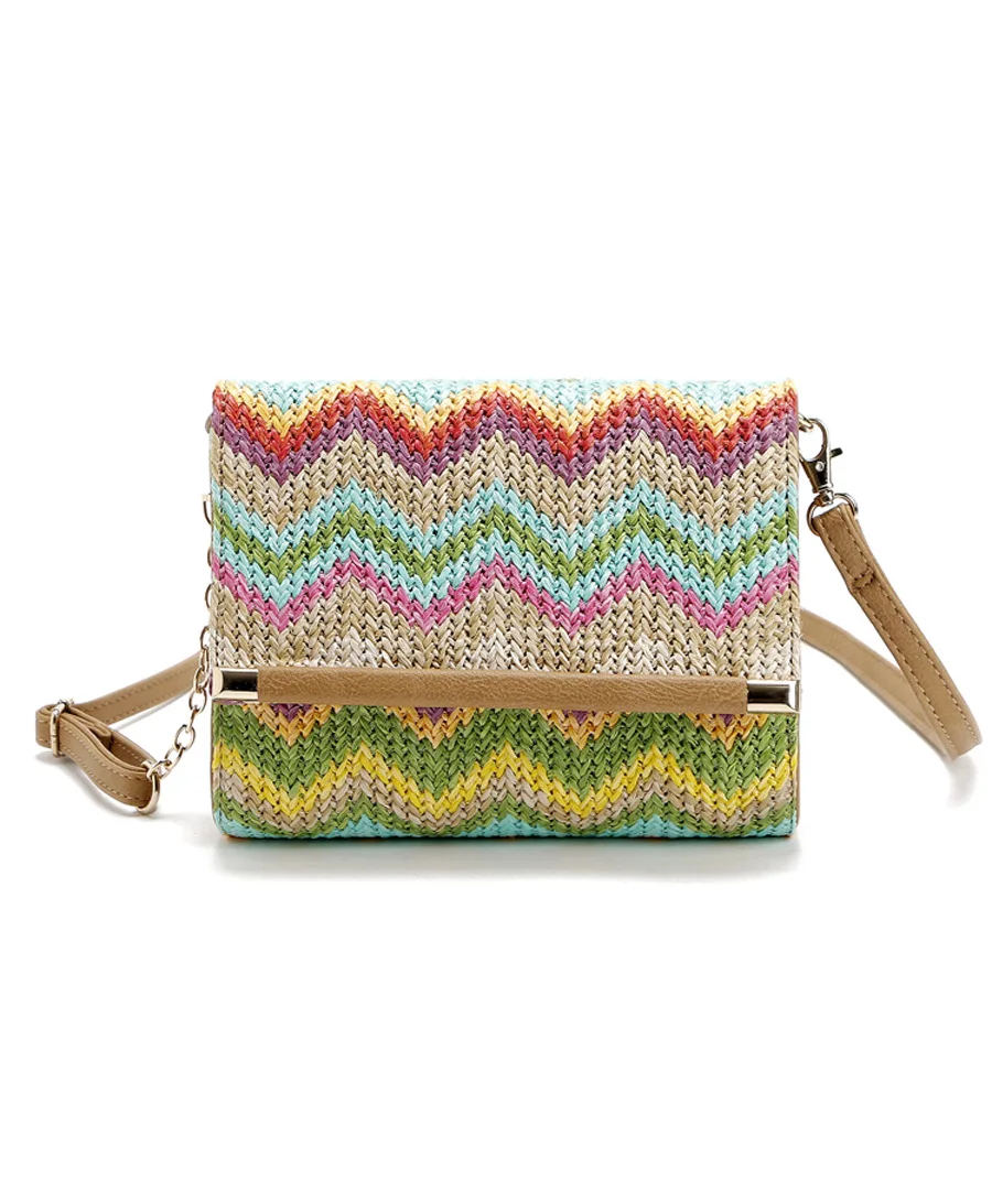 

OEM Factory Price Wave Crossbody Hand Holding Chain Small Satchel Simple One-shoulder Messenger Bag With Custom Logo