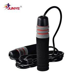Professional Fitness Gym Sponge Handle Heavy Duty Weighted Jump Rope Set