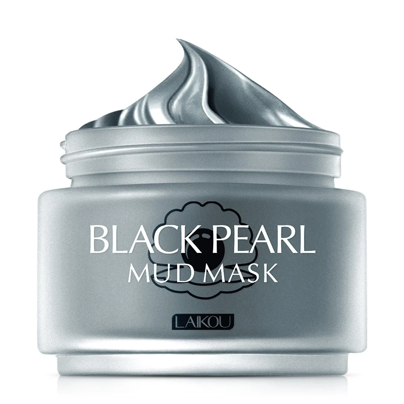 

wholesale laikou 85g Black Pearl whitening facial mask Mud mask