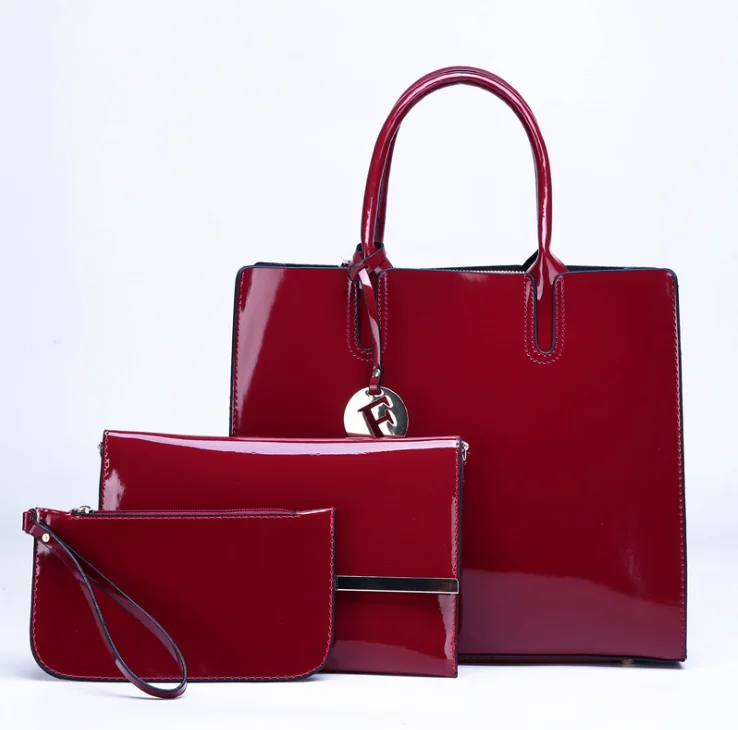 

New ladies handbag set handbags set for women lady bags 3pcs women handbags set with wholesale price, Customizable
