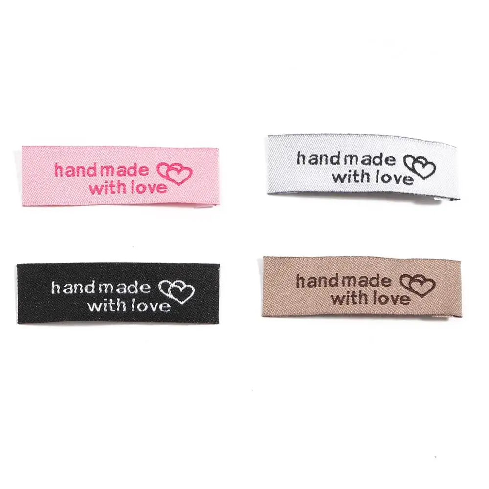 
High Quality Woven Patch Custom Woven Clothing Labels Private Brand Name Label Tag Logo 