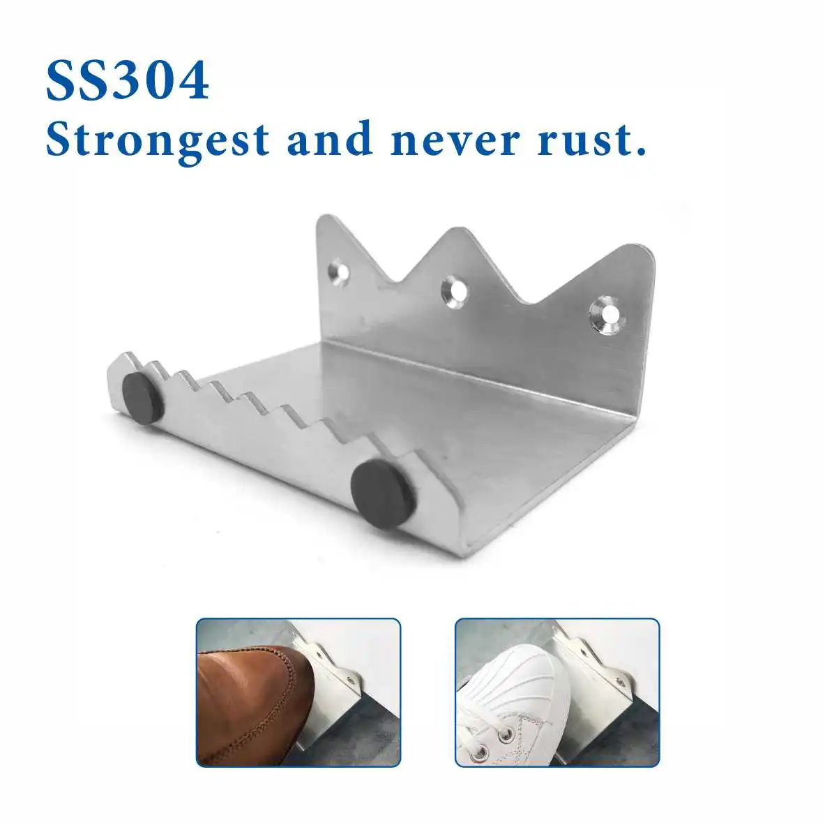 
Stainless Steel In Stock Step Manual Hands Free Pull Door Foot Opener 
