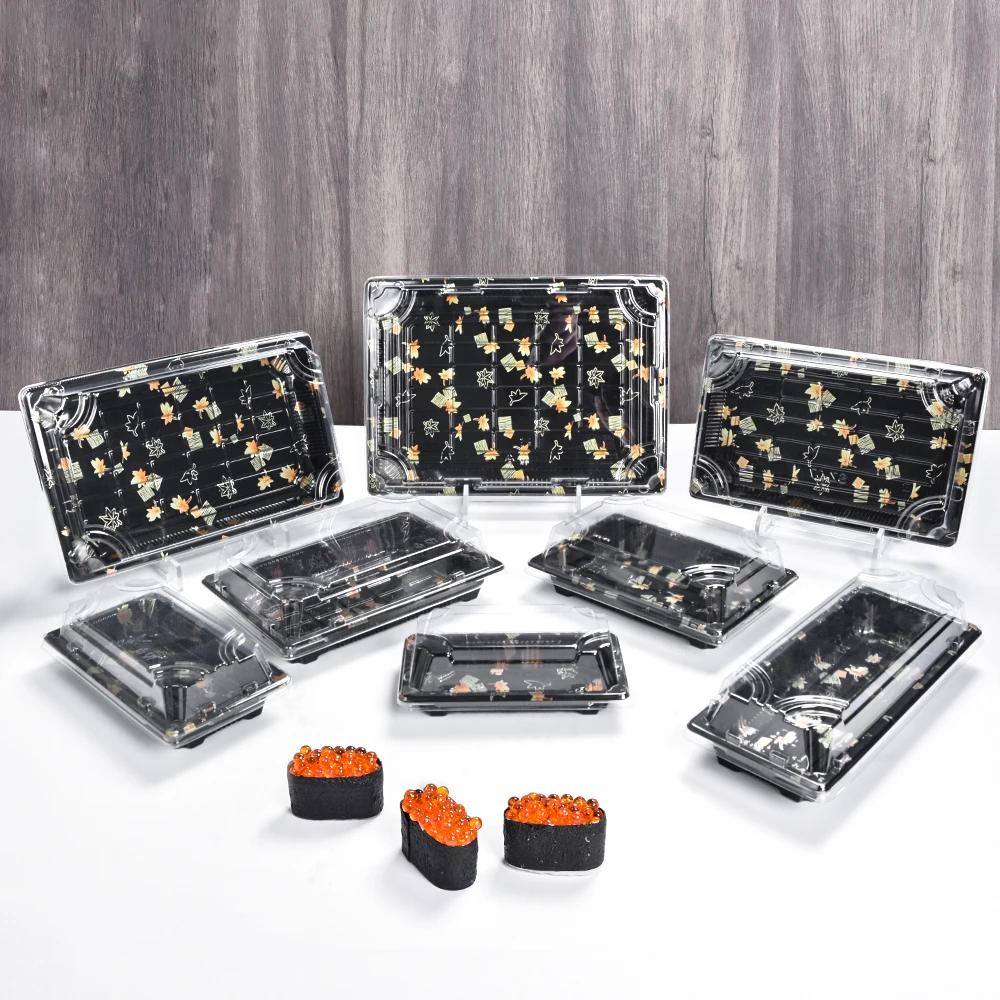 Sunzza custom Packaging Box Disposable Sushi Takeaway Sushi Box Sushi Food Container Box