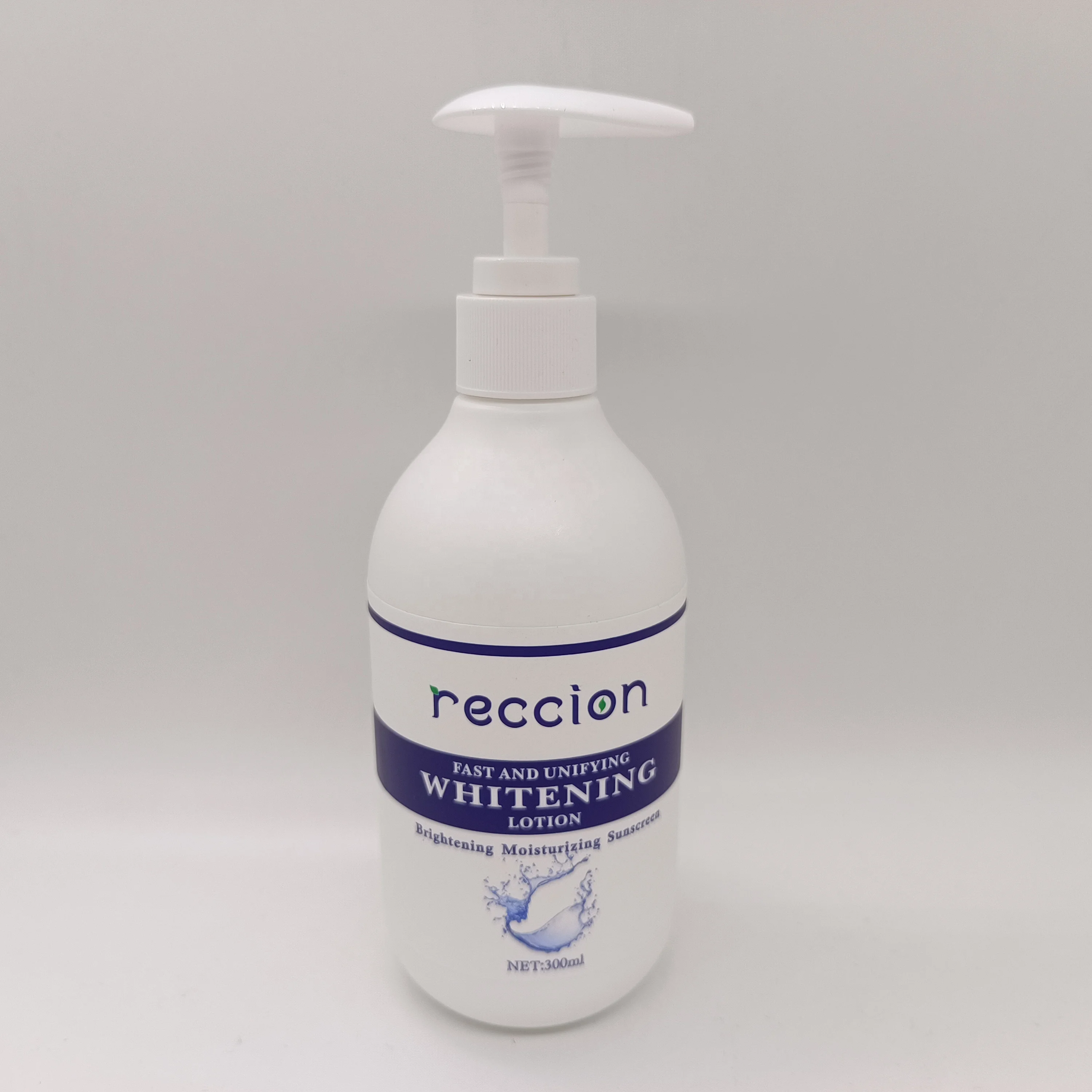 

In stock 300ml RECCION whitening body lotion for skin whitening, Milk white