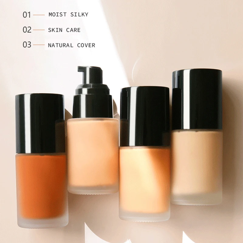 

waterproof makeup foundation Custom OEM Long Lasting Waterproof Natural Concealer liquid foundation lighting foundation