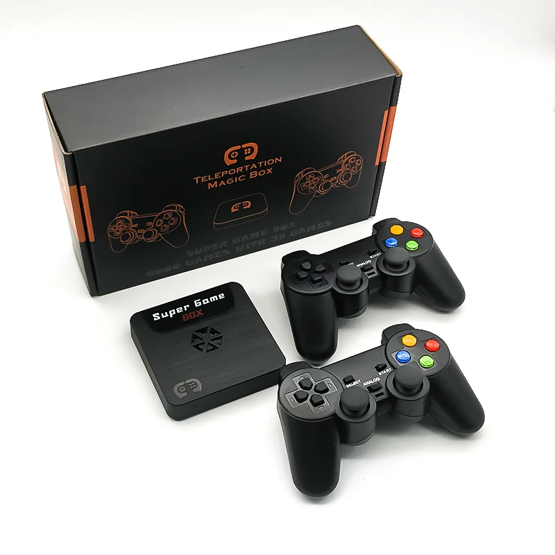 

Coopreme 4k Tv Player Classic 64g X5 Game Box Wireless 9163 Games 8 Core Cpu Video Game Console, Black