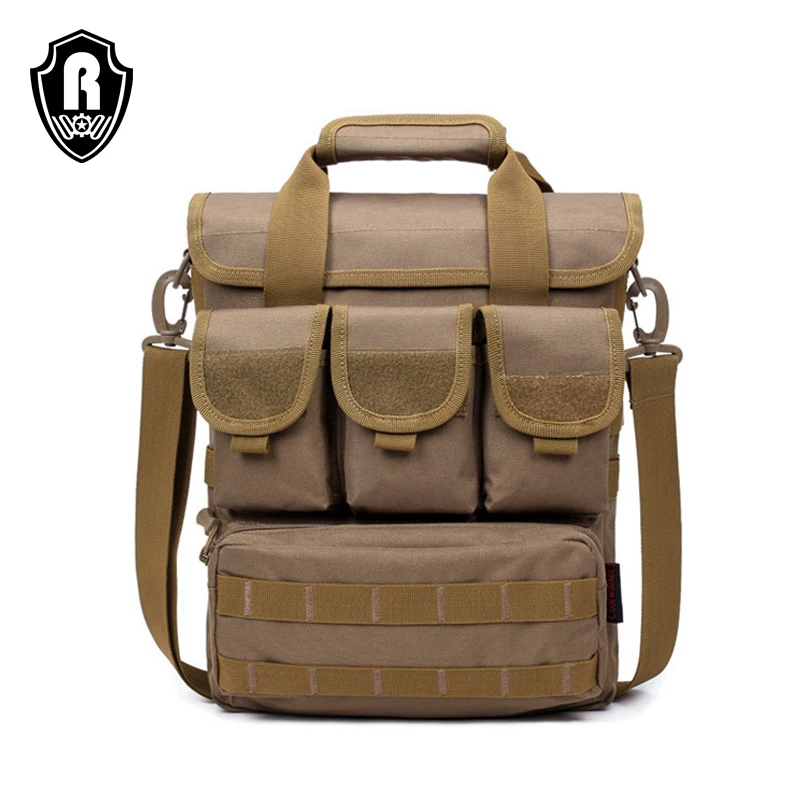 

Design smell proof sublimation military tactical messenger bag Multi-pocket and multi-function shoulder bag men crossbody, 5 colors