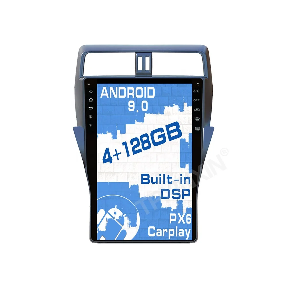 

For Toyota Land Cruiser Prado 150 2018 Car GPS Navigation Android Radio DVD Player Auto Multimedia