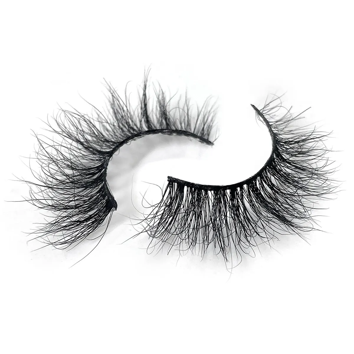 

Mink Eyelashes Natural Soft 3D Real Mink Lashes Handmade False Eyelashes Vendor With Packaging Box