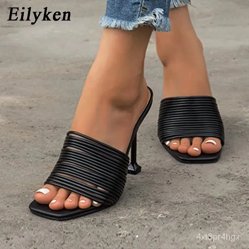 

Factory Directly Sexy Ladies High Heels Dress Sandals high block heel clear thin high heels ladies sandal shoes