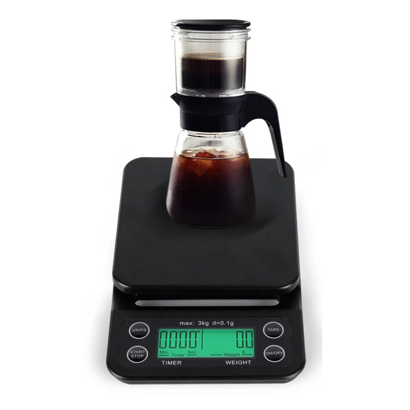 

Hot Selling Weighing Scales Digital Smart Drip Coffee Scale with Timer, White.burgundy,black