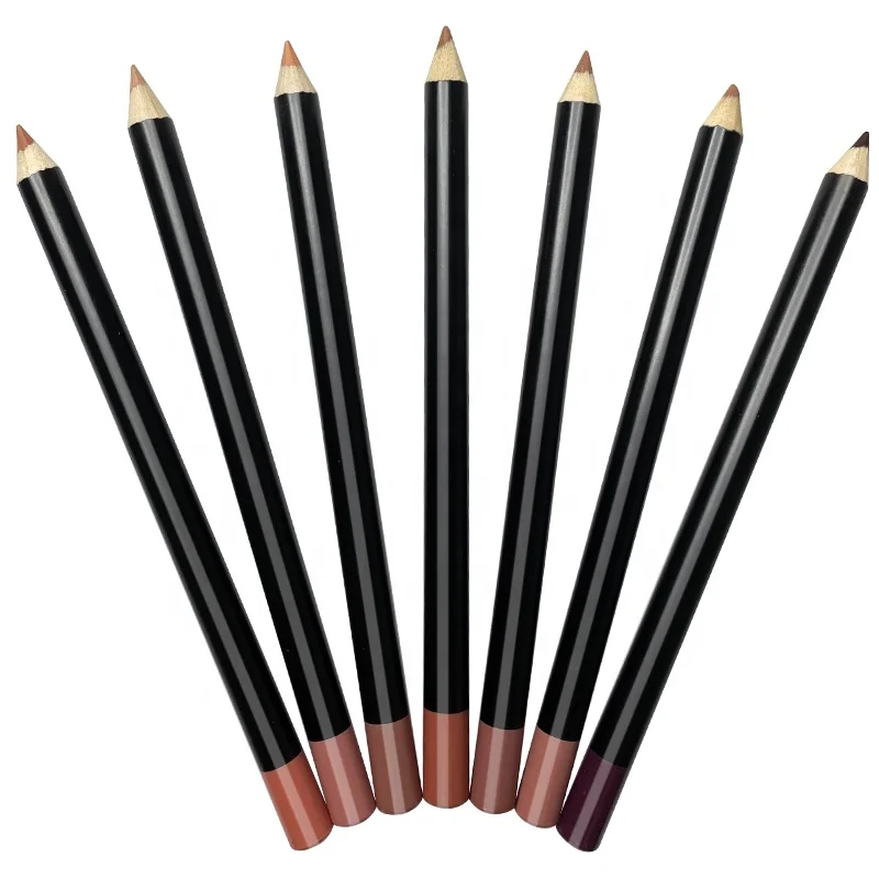 

Dark Brown Lip Liner Cruelty Free Waterproof Lipliner Set Custom Logo Nude Lip Liner