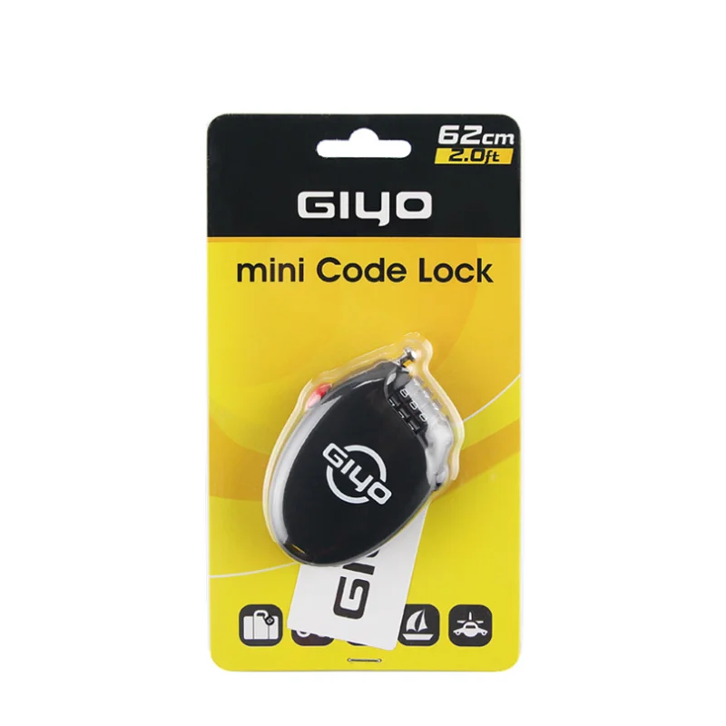 

Bicycle Lock 3 Digit Password Multi Function Mini Cable Bike Anti Theft Code Padlock Lock Cycling Helmet Bike Lock Small