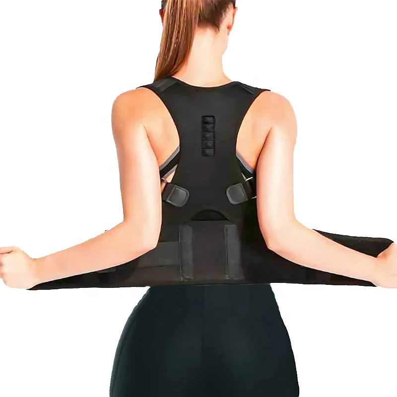 

Adjustable Back Support Magnetic Corrector De Postur Par La Espald Posture Corrector for Men and Women, Black, blue, pink, white