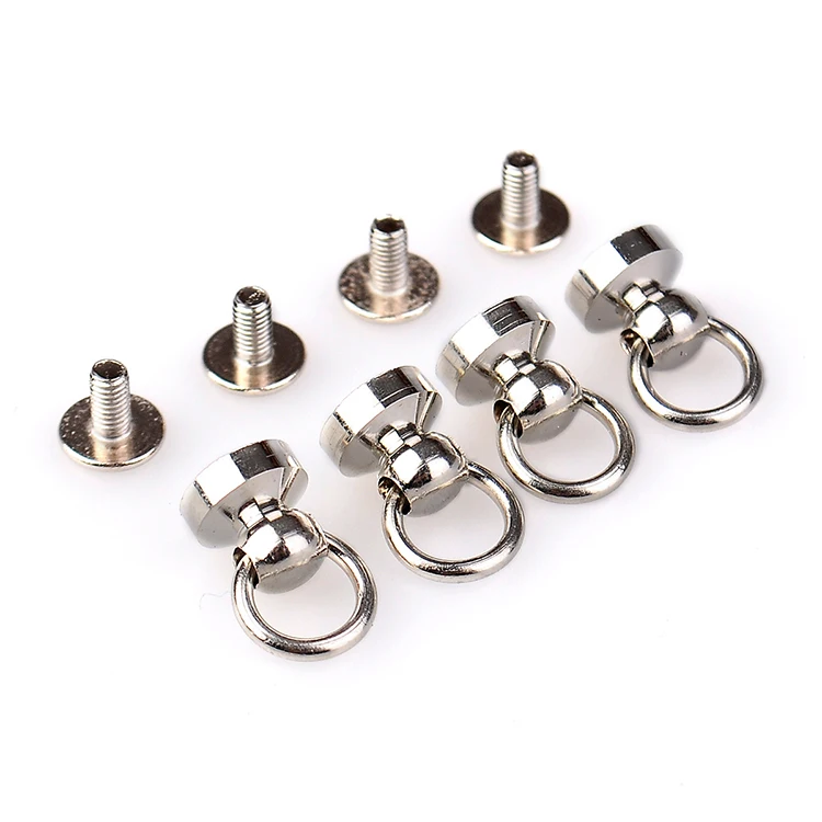 

Standard Wholesale High Quality Dome Rivets with Ring Leather Bag Garment Accessories Alloy Durable 10 - 15 Days, Multiple color