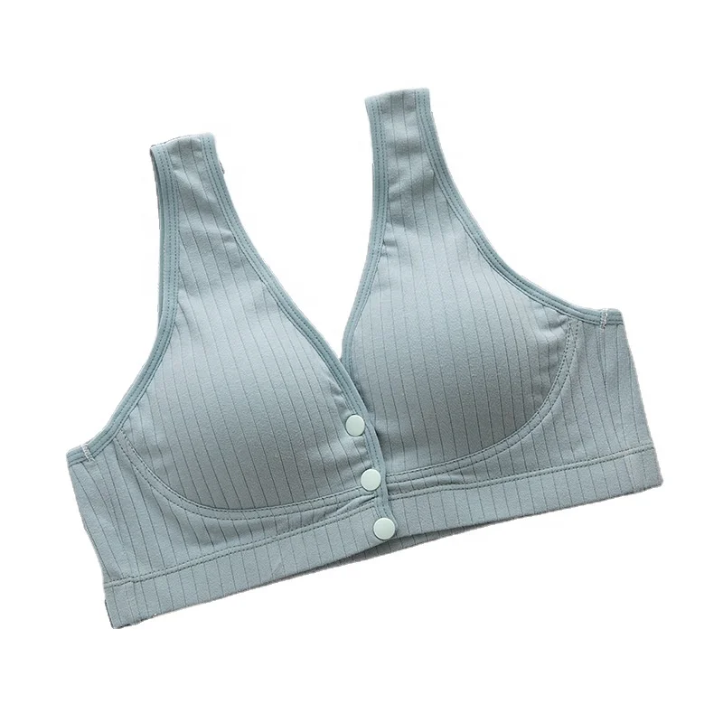 

Non-steel ring pregnant women nursing bra vest-style front buckle nursing bra cotton nursing underwear