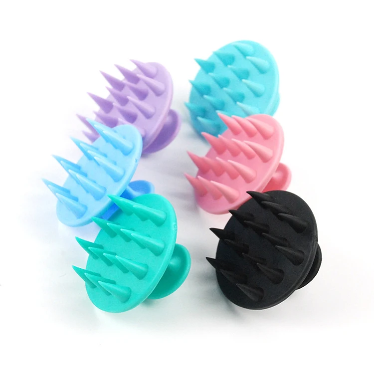 

Special Design Private Logo Shampoo Massager Brush Silicone Soft Shampoo Brush