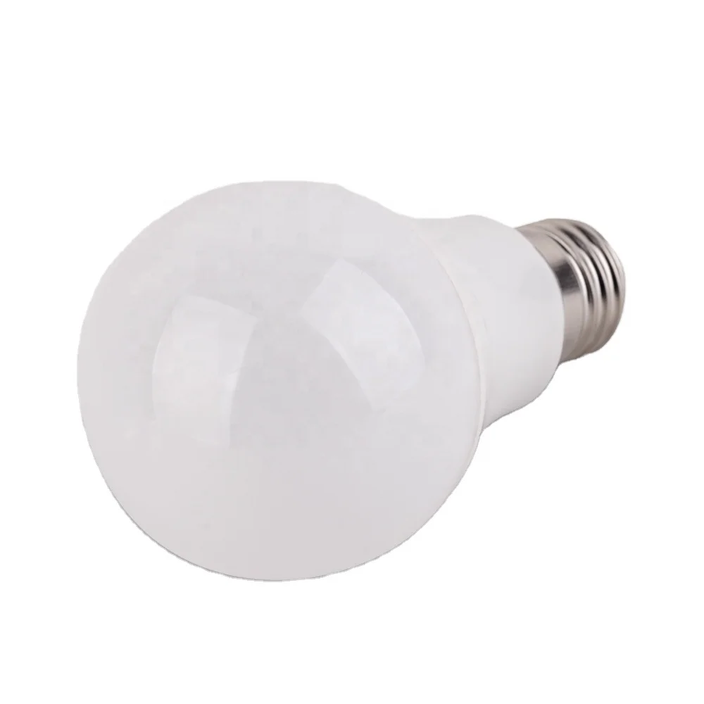 High luminous low price housing milkly cover sound sensor  e27  b22  led bulb 12w