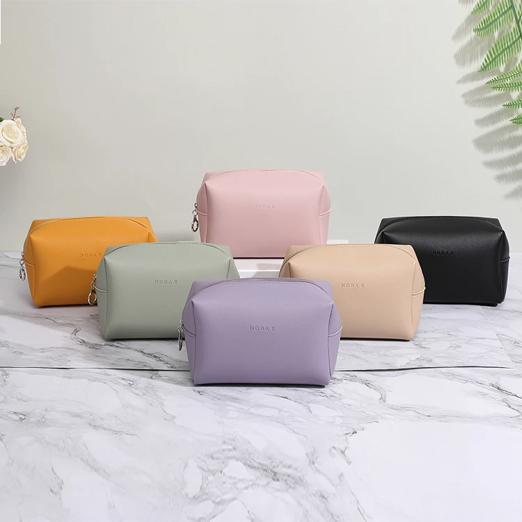 

2019 Letter Embossing PU Washing Bag Women Cosmetic Bags Woman, 6 colors