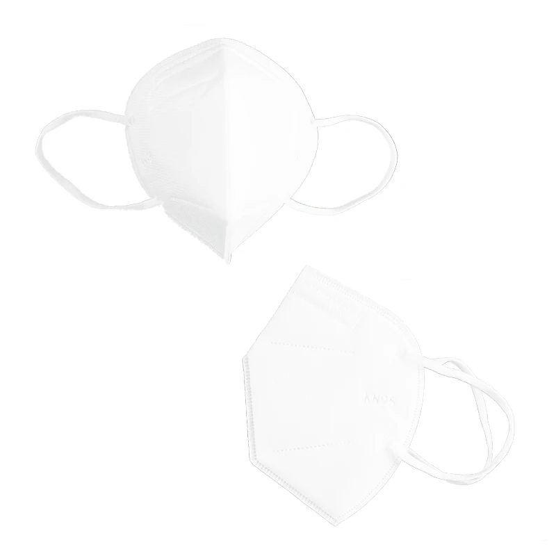 
nonwoven mesh face white KN95 mask earloop comfortable high quality 