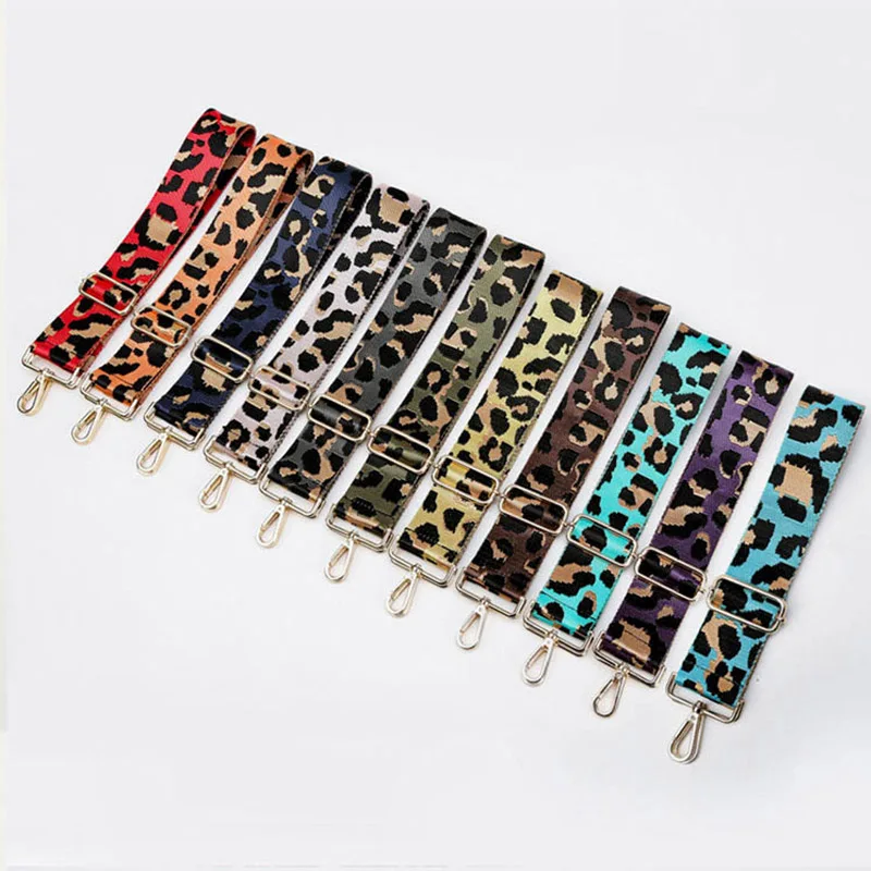 

Chinber Fashion Colorful 38mm Ladies Leopard Print Bag Shoulder Strap