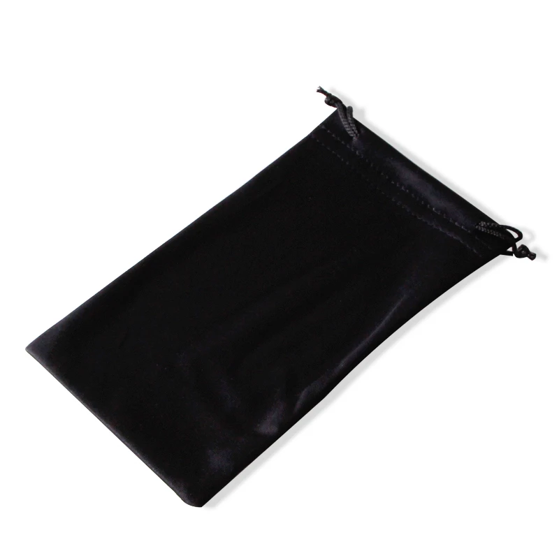 

ADE WU Eyeglasses Eyewear Pouch Sunglasses Packaging Glasses Cloth Bag Unisex Sun Glasses Pouch custom logo, Black