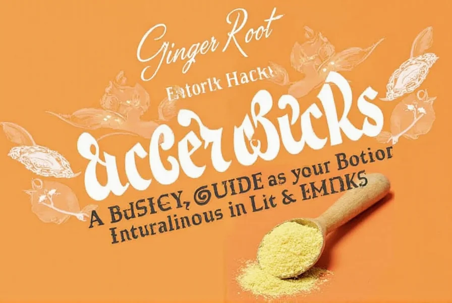 Ginger root powder tips