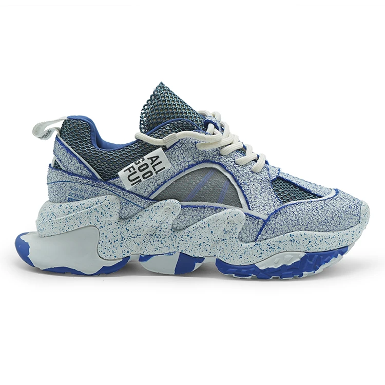 

New arrival hot sales tennis sneakers gradient color rubber sole women girls casual air cushion shoes, Multicolors