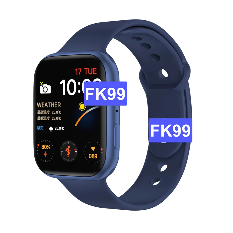 

Original IWO 2021 newest fk99 smartwatch wireless charging watch 6 plus 1.78 full screen fk 99 smart watch