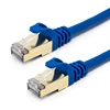 Glory factory competitive price ethernet cable rj45 sftp falst black cat7 patch cable cord