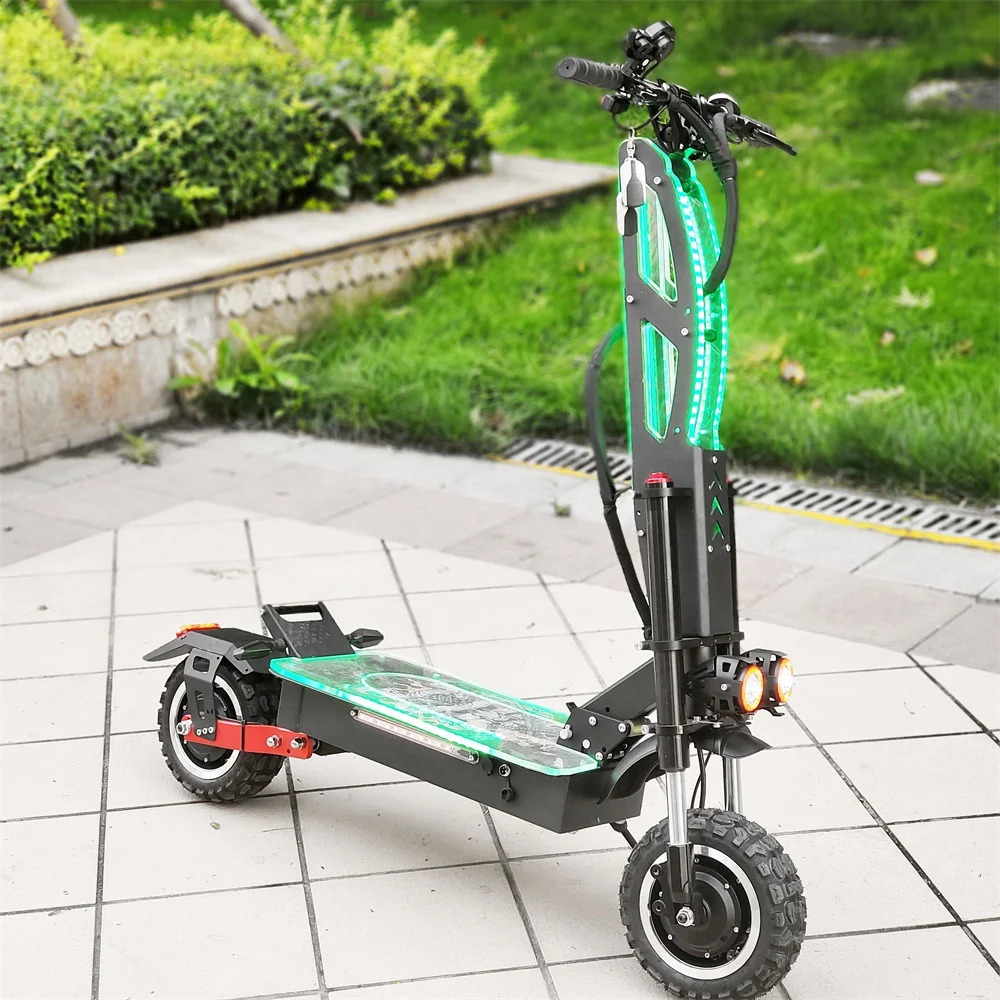 

2021 new arrival 11inch REALMAX SM-11 8000w foldable fast adult off road e scooter with pedal light