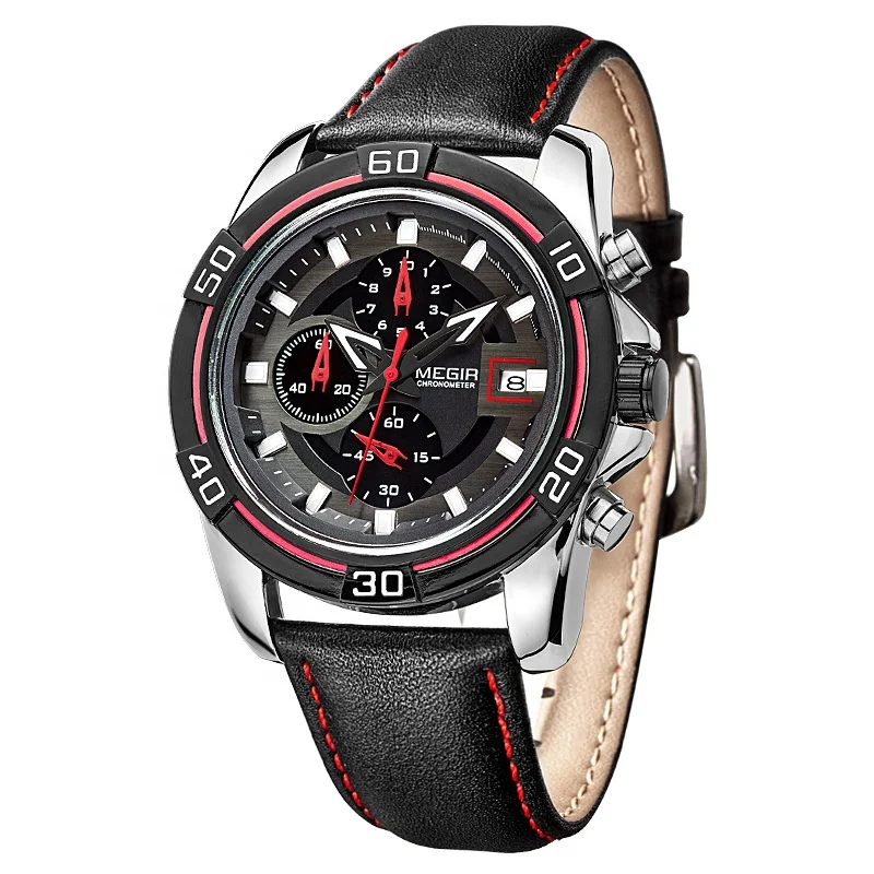 

Megir Brand 2023 Rose Men Watches Military Luxury Sport Chronograph Mens Watches In Wristwatches Montre Megir