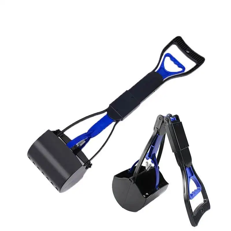 

Pet Cleaning Tool Foldable Poop Scooper With 1 Roll Decomposable Poop bags
