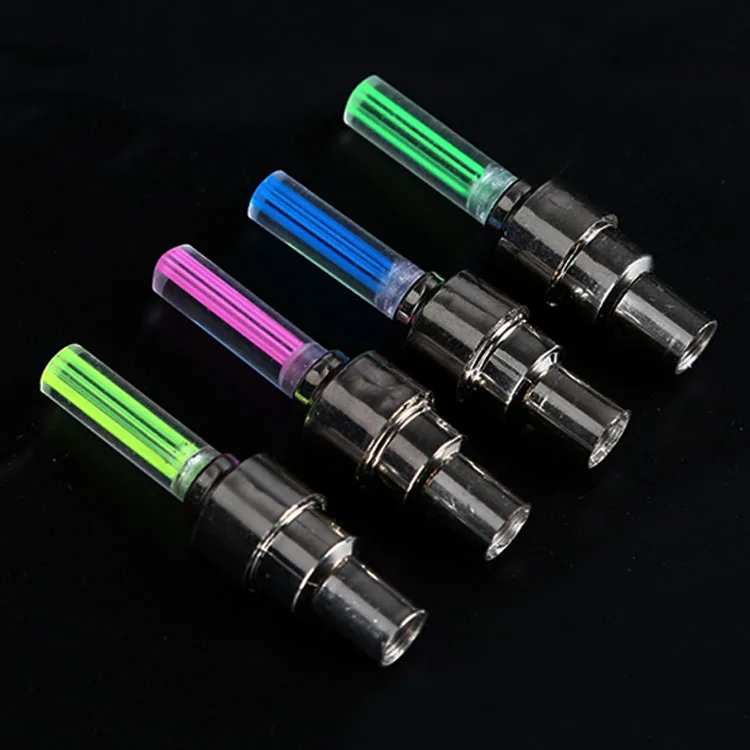 

RTS bicycle wheel lights Led Plastic Motorcycle Wheel Light Tire Valve Stem Caps Firefly For Car Bike