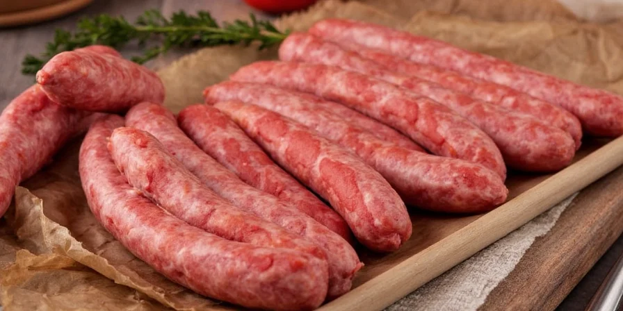 Emulsifying sausage meat during grinding